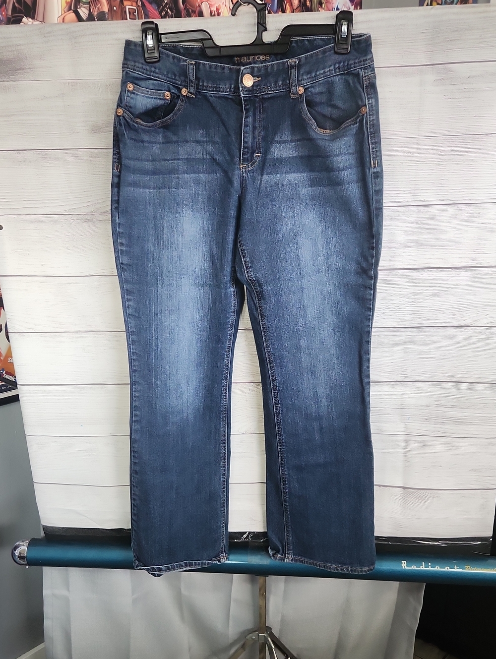 Maurices Women's Medium Blue Straight Leg Jeans